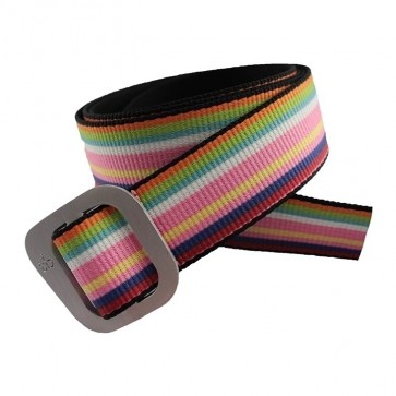 Pastel Stripe Women's Web Belt