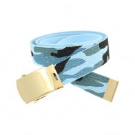 Cargo Cotton Military Brass Buckle Web Belt