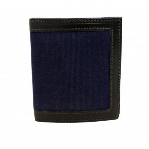Salisbury Waxed Canvas & Leather Pocket Billfold Wallet