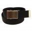 Cargo X Black Cotton Military Belt 