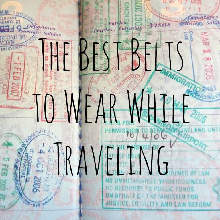 The Best Belts to Wear While Traveling